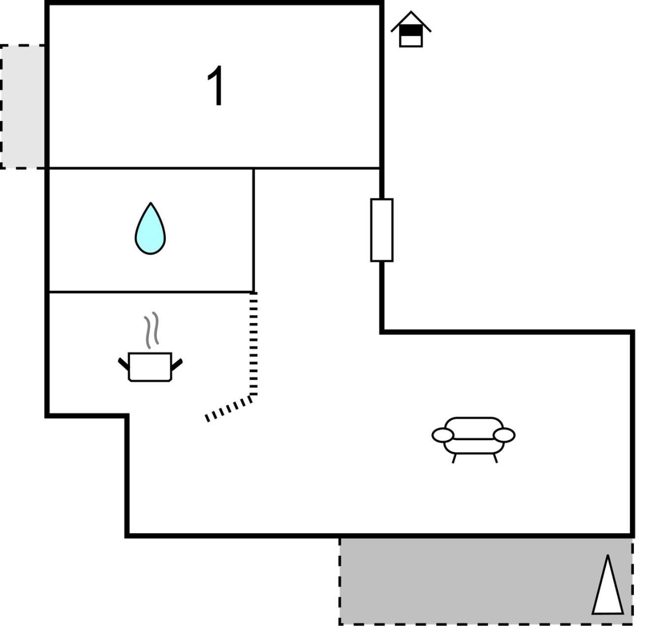 Gorgeous Apartment In Makarska With Wifi Екстер'єр фото